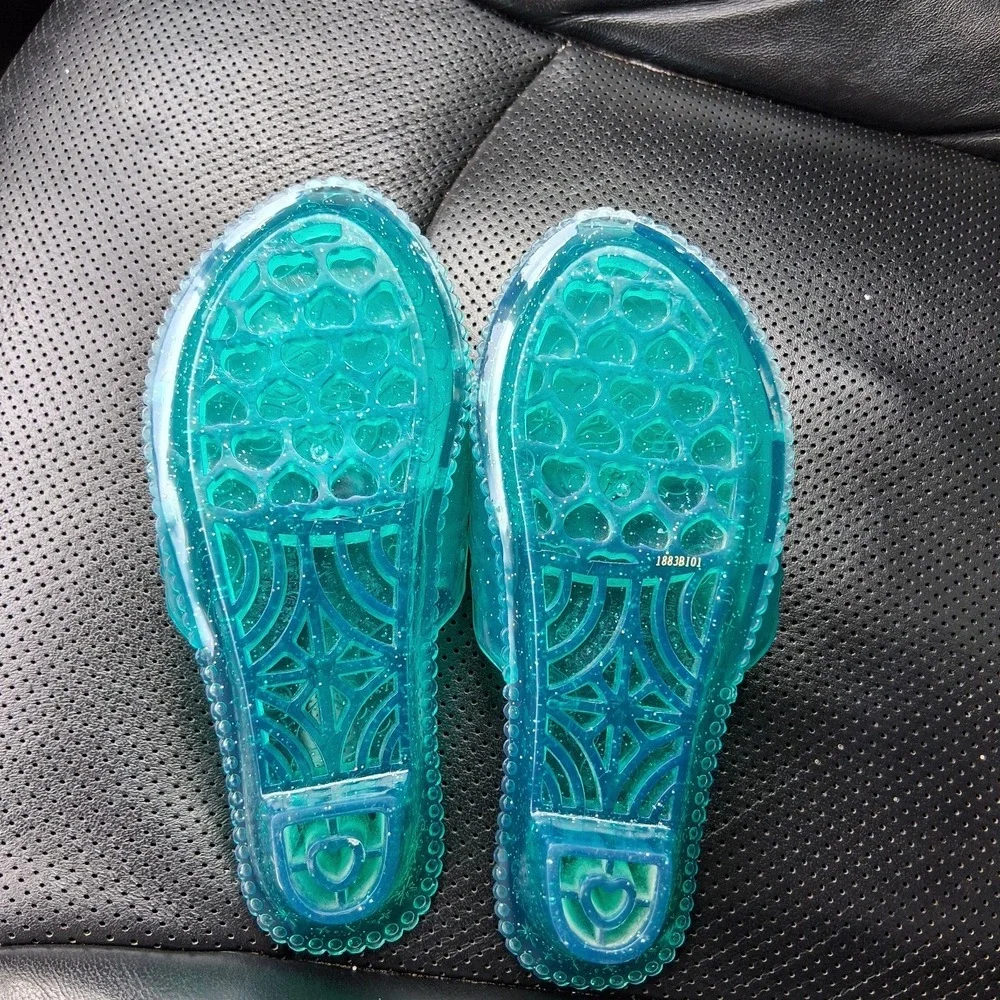 Disney Little Mermaid Princess Ariel Costume Dress Up Shoes Halloween Pumps - Picture 3 of 6